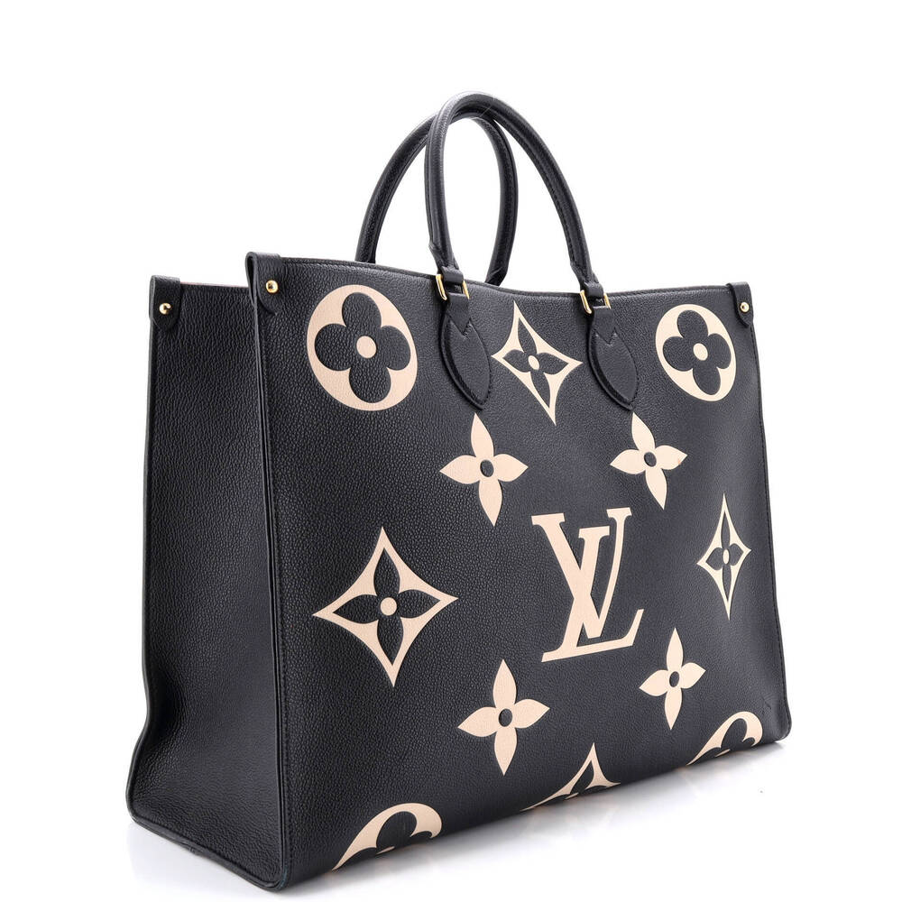 Louis Vuitton GM OnTheGo Tote Bicolor Monogram Empreinte Giant - Picture 2 of 6